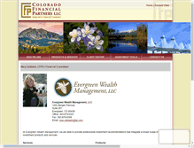 Tablet Screenshot of evergreenwealthmgmt.com